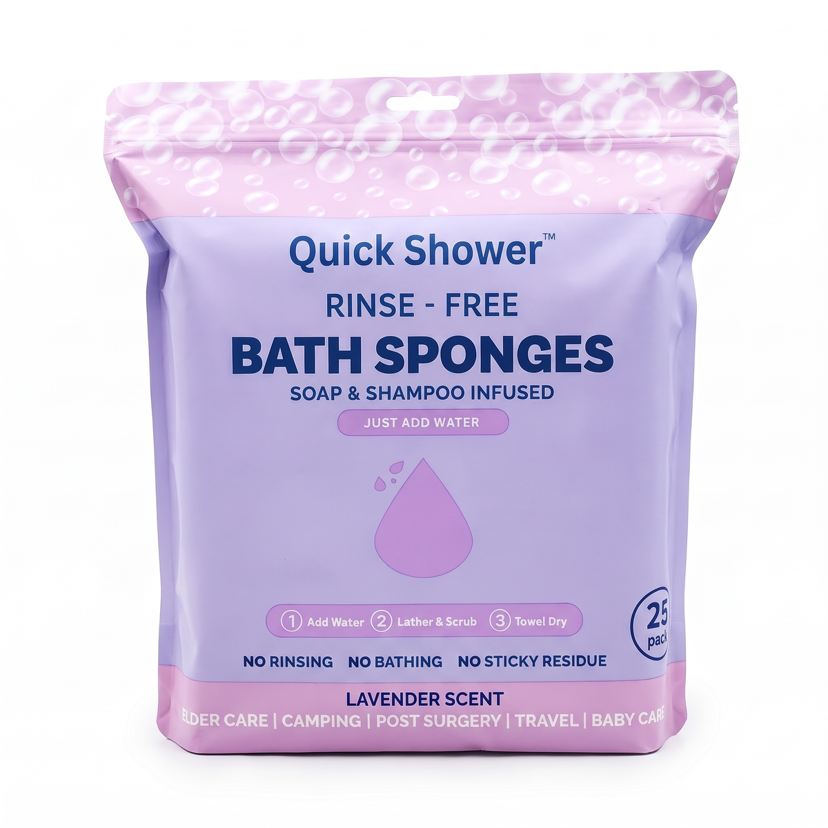 Quick Shower Lavender pack