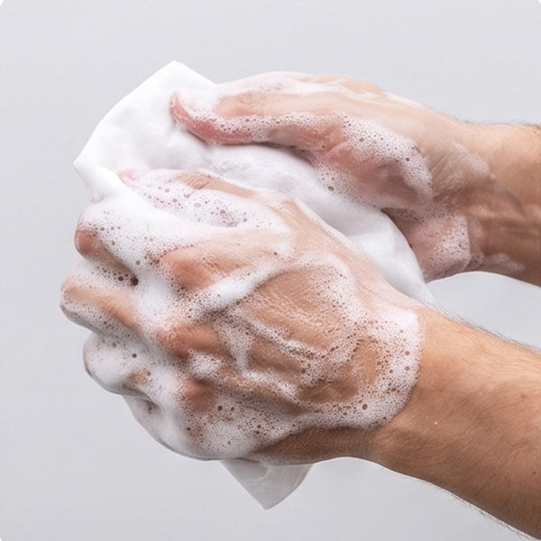 Lather and scrub